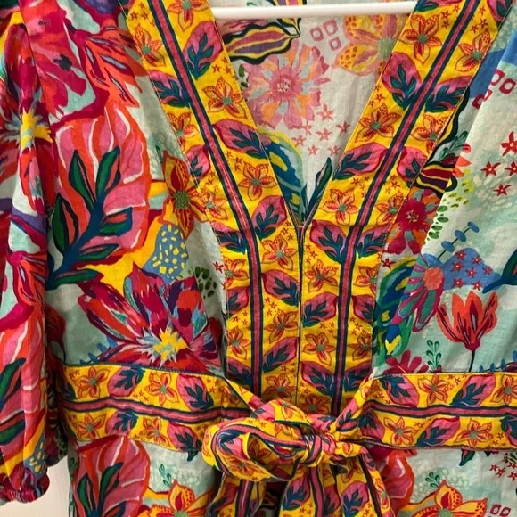 Sohana Tuni Top Puff Sleeve Size Medium - Picture 5 of 9